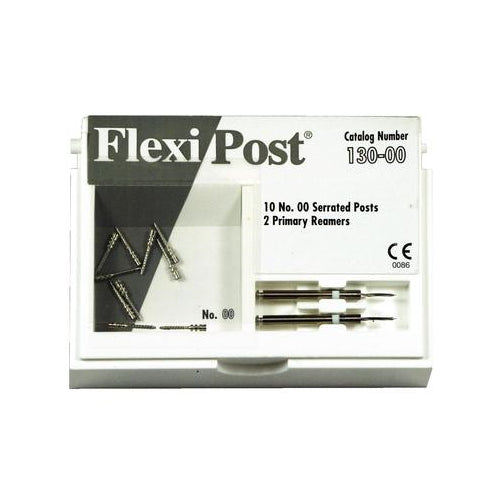 Essential Dental Systems 130-00 Flexi-Post Stainless Steel Posts #00 White 10/Pk Essential Dental Systems 130-00 Flexi-Post Stainless Steel Posts #00 White 10/Pk